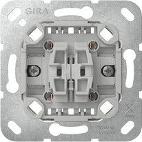 GIRA 315500 elektrisk afbryder Kipafbryder Krom, Grå