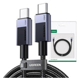 Ugreen 45068 USB-kabel 2 m USB C 0,48 Gbit/sek. 240 W Sort, Grå