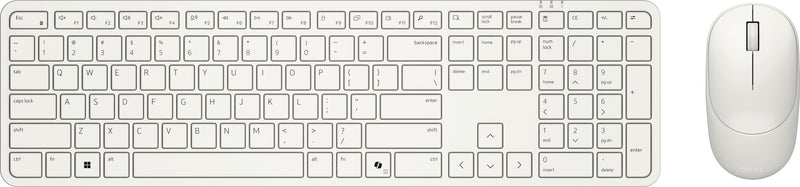 DELL Pro 5 KM526 tastatur Mus inkluderet Hjemme/kontor RF trådløst QWERTZ Tysk Hvid