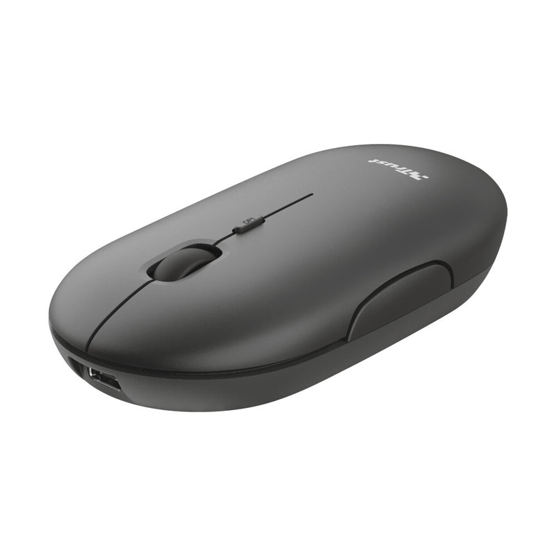 Trust Puck mus Kontor Ambidextrous RF trådløs + Bluetooth Optisk 1600 dpi