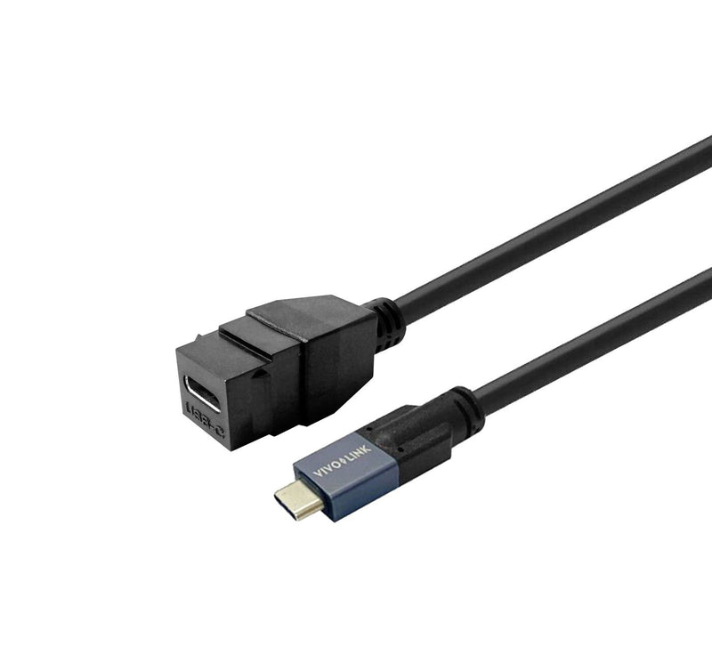 Vivolink PROKEYUSBCFM0.5B USB-kabel USB 3.2 Gen 2 (3.1 Gen 2) 0,5 m USB C Sort