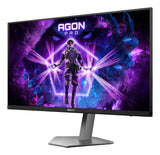 AOC AGON PRO AG276QKD2 computerskærm 67,3 cm (26.5") 2560 x 1440 pixel Quad HD QD-OLED Sort, Grå