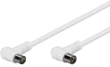 Goobay 67354 koaxial kabel 2,5 m IEC Hvid