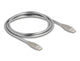 DeLOCK 81259 USB-kabel USB 2.0 1 m USB C 60 W Sølv