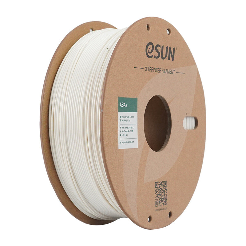 eSUN ASA+ Acrylonitril styren-acrylat (ASA) Hvid 1 kg