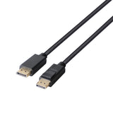 Deltaco DP8K-1050-LSZH DisplayPort kabel 5 m Sort