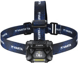 Varta WORK FLEX MOTION SENSOR H20 Sort, Blå Hovedbånd lommelygte LED