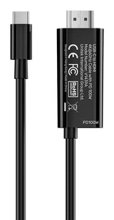 UNITEK V1439ABK01 USB grafisk adapter 3840 x 2160 pixel Sort