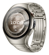 Huawei WATCH 5 3,81 cm (1.5") AMOLED 46 mm Digital 466 x 466 pixel Berøringsskærm Sølv Wi-Fi GPS (satellit)