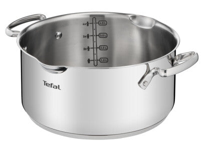 Tefal DUETTO+ G7194655 sovsegryde 5 L Rund Rustfrit stål