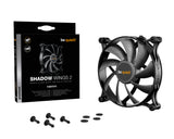 be quiet! Shadow Wings 2 140mm PWM Computerkabinet Ventilator 14 cm Sort