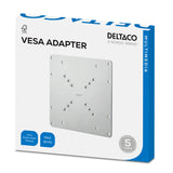 Deltaco VESA-konverter, 75x75/100x100mm til 120x180/200x100/200x200mm