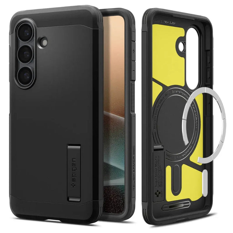 Spigen Tough Armor (Magfit) mobiltelefon etui 17 cm (6.7") Cover Sort