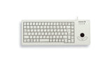 CHERRY XS Trackball tastatur Universel USB QWERTY US engelsk Grå