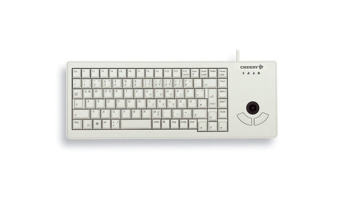 CHERRY XS Trackball tastatur Universel USB QWERTY US engelsk Grå