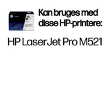 HP Original 55A LaserJet-tonerpatron, sort