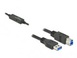 DeLOCK 85379 USB-kabel USB 3.2 Gen 1 (3.1 Gen 1) 5 m USB A USB B 5 Gbit/sek. Sort