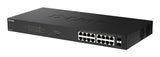 D-Link DGS-1018P Ikke administreret Gigabit Ethernet (10/100/1000) Strøm over Ethernet (PoE) Sort