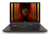 MSI Vector 16 HX AI A2XWIG-048DE Intel Core Ultra 9 275HX Laptop 40,6 cm (16") Quad HD+ 32 GB DDR5-SDRAM 1 TB SSD NVIDIA GeForce RTX 5080 Wi-Fi 6E (802.11ax) Windows 11 Home Grå