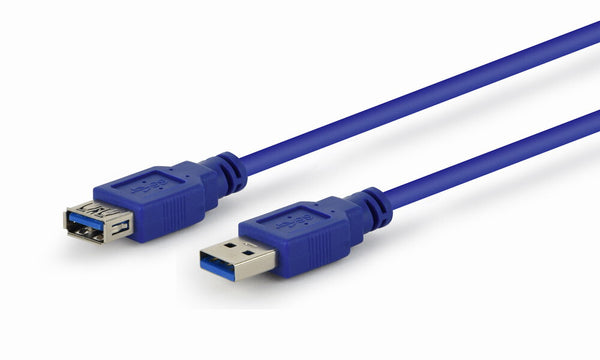 Gembird 3m USB 3.0 A M/FM USB-kabel USB 3.2 Gen 1 (3.1 Gen 1) USB A Blå