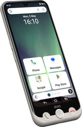 Doro Aurora A30 15,5 cm (6.1") Dual SIM Android 14 4G USB Type-C 6 GB 128 GB 5000 mAh Hvid