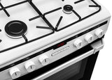 Amica 618GEH3.33HZpTaN(W) Fritstående komfur Elektrisk Gaskomfur Hvid