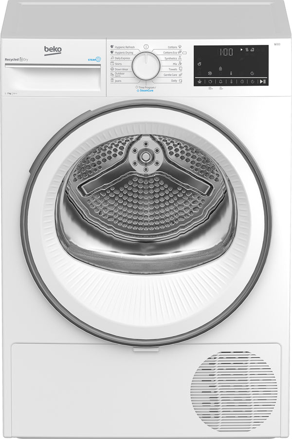 Beko B3T67230 tørretumbler Fritstående Front-læsning 7 kg Hvid