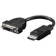 Goobay DisplayPort - DVI-D M/F 0,2 m Sort