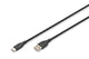 Digitus AK-300340-005-S USB-kabel USB 2.0 0,5 m USB A USB C 0,48 Gbit/sek. 60 W Sort