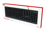 Trust Primo tastatur Universel USB Tysk Sort