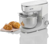 Gorenje MMC1005W foodprocessor 1000 W 4,8 L Grå, Rustfrit stål, Hvid