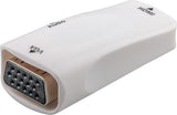 Goobay 44794 kabel kønsskifter HDMI Type A VGA + 3.5mm Hvid