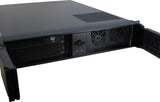 Inter-Tech IPC 2U-2098-SL Stativ Sort