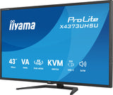 iiyama ProLite X4373UHSU-B2 computerskærm 108 cm (42.5") 3840 x 2160 pixel 4K Ultra HD LED Sort