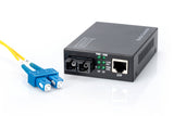 Digitus DN-82021-1 netværksomformer til medie Intern 1310 nm Enkeltilstand Sort