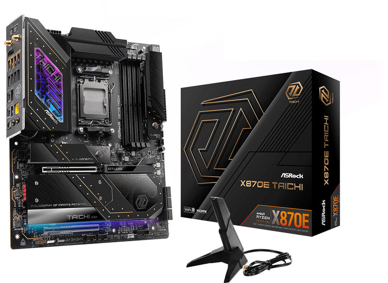 Asrock X870E Taichi AMD X870E Sokkel AM5 Udvidet ATX