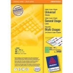 Avery Universal Labels, Green 105x148mm selvklæbende etiket 400 stk
