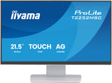 iiyama ProLite T2252MSC-W2AG computerskærm 54,6 cm (21.5") 1920 x 1080 pixel Fuld HD LCD Berøringsskærm Hvid