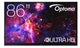 Optoma H1F0H08BW101 Interaktivt whiteboard 2,18 m (86") 3840 x 2160 pixel Berøringsskærm Sort USB