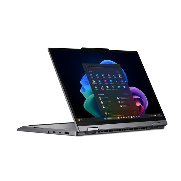 Lenovo ThinkPad X1 2-in-1 Gen 11 Aura Edition Copilot+ PC Intel Core Ultra 7 355 Hybrid (2-i-1) 35,6 cm (14") Berøringsskærm 2.8K 32 GB LPDDR5x-SDRAM 1 TB SSD Wi-Fi 7 (802.11be) Windows 11 Pro Tysk Grå