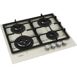 Whirlpool AKTL 629/S Sølv Indbygget Gaskomfur 4 zone(s)