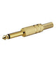 Goobay SM 63 KG 6.35 mm Guld
