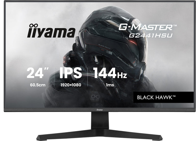 iiyama G2441HSU-B1 computerskærm 60,5 cm (23.8") 1920 x 1080 pixel Fuld HD LED Sort