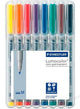Staedtler 315 WP8 speedmarker 1 stk Sort, Blå, Brun, Grøn, Orange, Rød, Violet, Gul