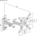 Goobay 71989 tv-beslag 109,2 cm (43")