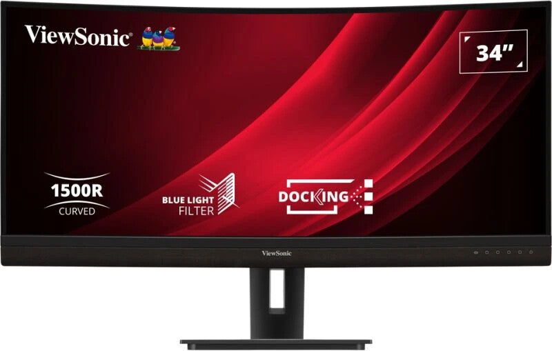 Viewsonic VG3456C computerskærm 86,4 cm (34") 3440 x 1440 pixel UltraWide Quad HD LED Sort