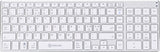 Voxicon DK-300B-WHT tastatur Bluetooth Nordisk Sølv, Hvid