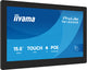 iiyama TW1623AS-B3P computerskærm 39,6 cm (15.6") 1920 x 1080 pixel Fuld HD LED Berøringsskærm Sort