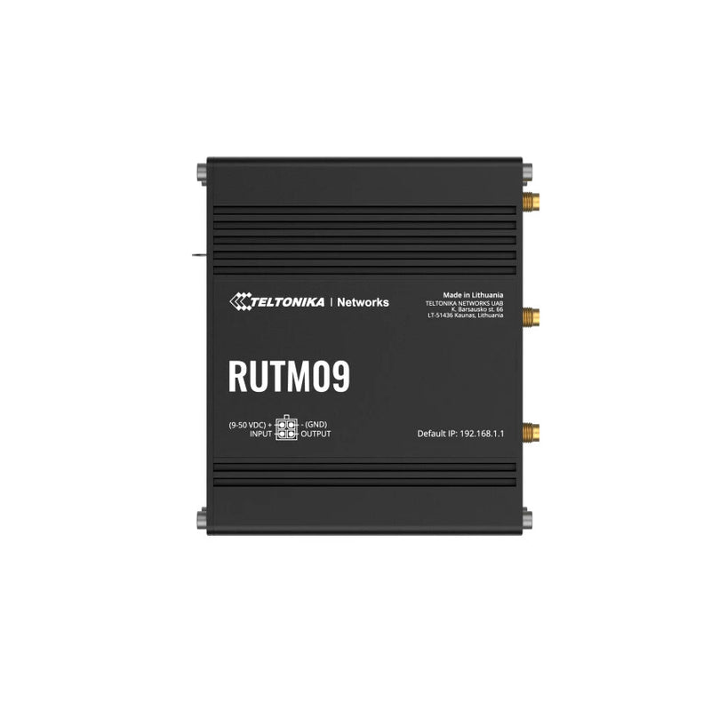 Teltonika RUTM09 kabelforbundet router Gigabit Ethernet Sort