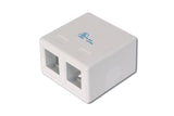 Digitus AT-AG 302A-WH stikdåse RJ-45 Hvid